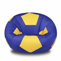 Кресло Мяч  ФАЙЛ сине-желтый размеры XL